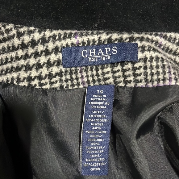 Chaps classically styled checked jacket. - Picture 4 of 4